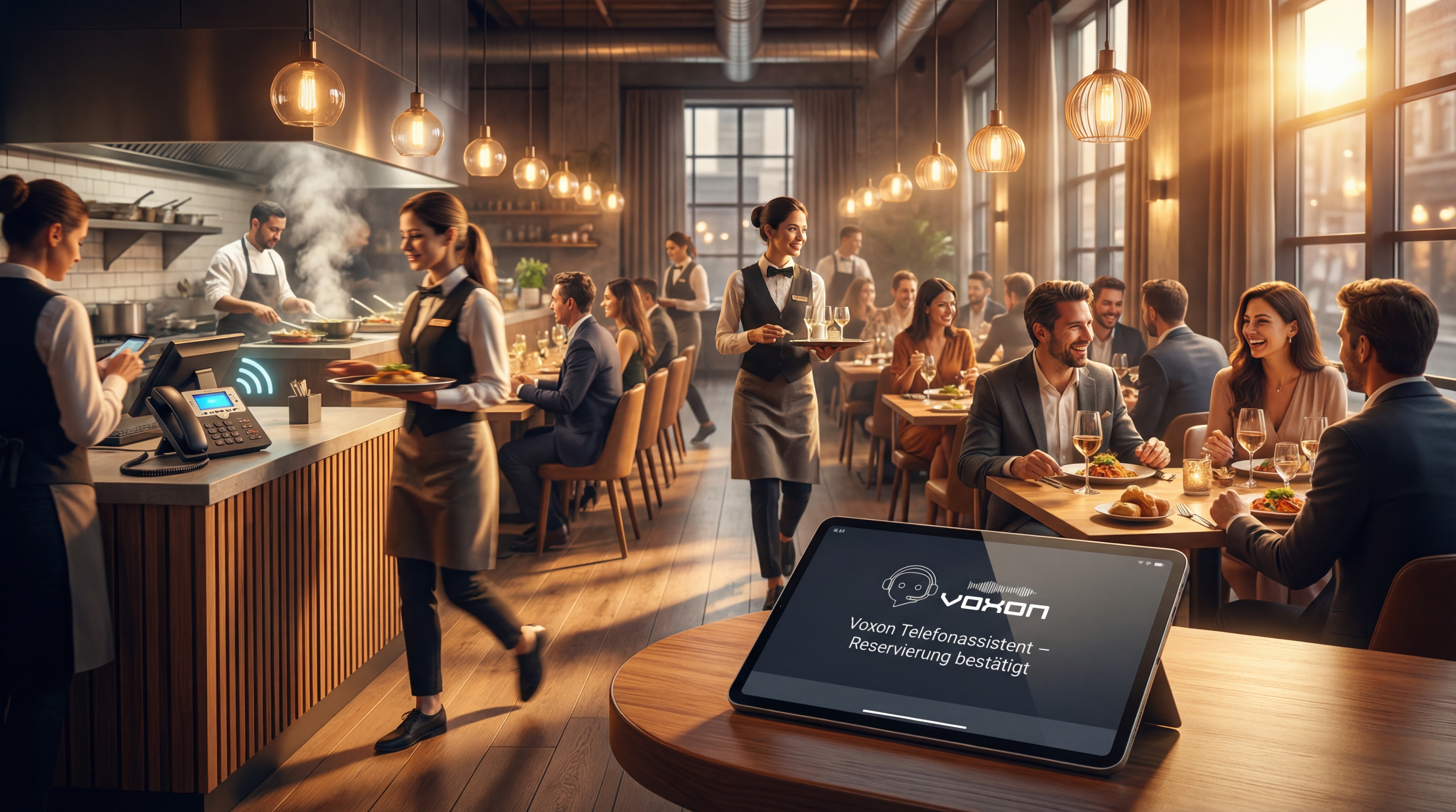 KI-Telefonassistent für Gastronomie