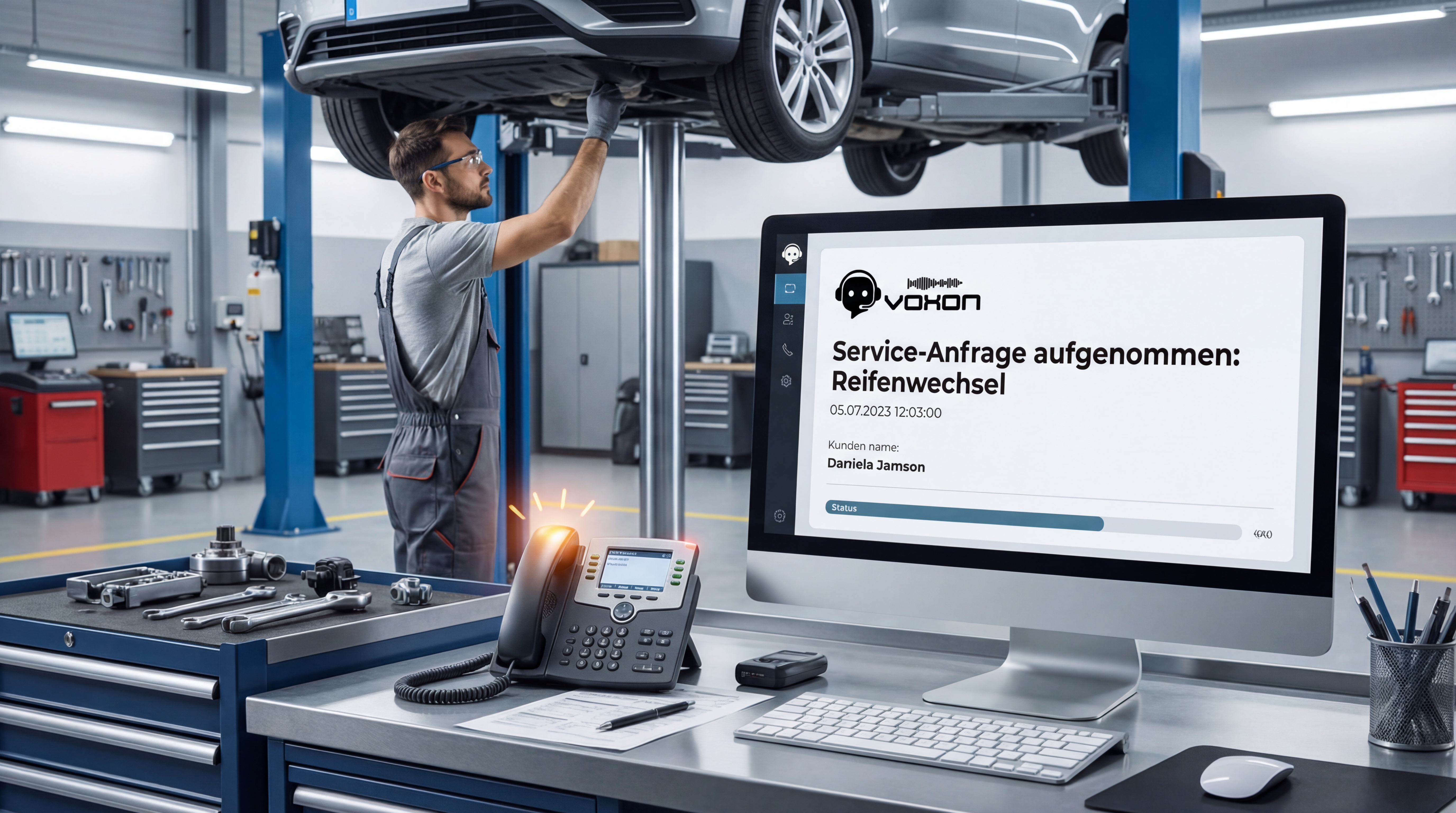 KI-Telefonassistent für Werkstatt & Autohaus